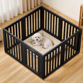 Dog Playpen, Clear Dog Pen, Dog Pen Indoor, Easy to Install and Remove Dog Play Pen, Puppy Playpen Suitable for Dogs, Cats,Dog Playpen Indoor (White, 23.6 inch Height, 8 Panels)