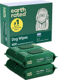 Earth Rated Dog Eye Wipes, Unscented, Removes Dirt & Discharge, 70ct | Vet-Developed, Hypoallergenic Pet Wipes for Dogs & Cats to Remove Dirt & Discharge, Fragrance Free