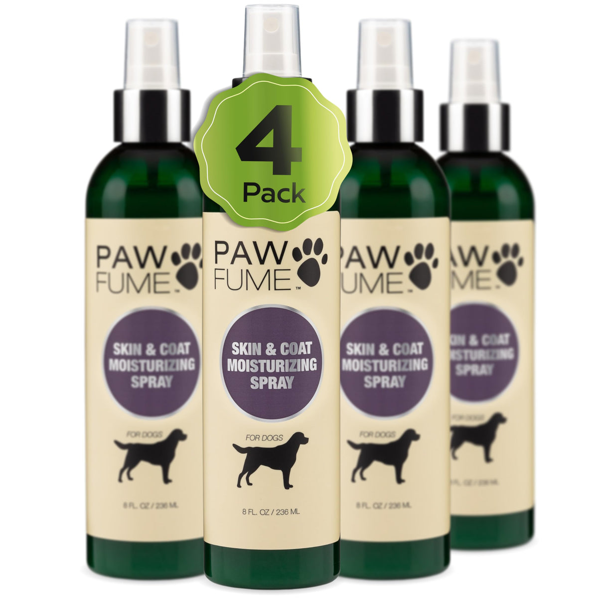PAWFUME Deshedding Dog Shampoo and Conditioner, Show Dog, 1-Pack – Nourish & Detangle for Silky Soft Coat – Probiotic, Deep-Cleaning, pH-Balanced Formula – Salon-Quality Shampoo for Dogs