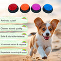 Gelabur Set of 4 Dog Buttons for Communication, Voice Recordable Buttons for Classroom, Dog Training Talking Buttons Starter Set, Pet Easy Speaking Buttons Tools