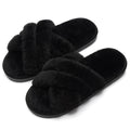 Evshine Memory Foam Fuzzy House Slippers for Women