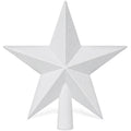 Christmas Tree Star Topper, 8" Gold Glitter Xmas Star Tree Decorations, 3D