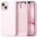 GolbinBox Magnetic for iPhone 16 Pro Max Case, Silicone Cover, Chalk Pink