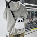 Halloween Purse Novelty Ghost Purse for Women Men Cute Crossbody Bag Satchel Bag Novelty Shoulder Bag