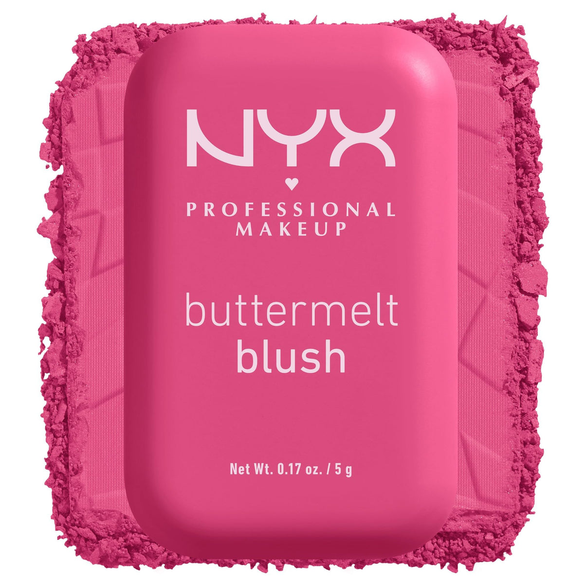NYX PROFESSIONAL MAKEUP Buttermelt Powder Blush, Fade and Transfer-Resistant Blush, Up to 12HR Make Up Wear, Vegan Formula - U Know Butta