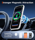 FNTCASE for iPhone 18 Pro Max Case / 17 Pro Max Clear Case Fit for Magsafe