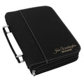 Personalized Bible Cover Holder Case with Carrying Handle for Men and Women (Rawhide with Gold)