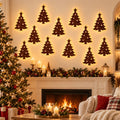 LED Reindeer Wall Decorations,3D Wooden Christmas Lighting Decor