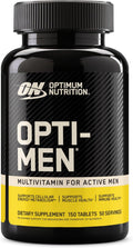Optimum Nutrition Opti-Men, Vitamin C, Zinc and Vitamin D, E, B12 for Immune Support Mens Daily Multivitamin Supplement, 150 Count (Packaging May Vary)