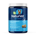 NaturVet Quiet Moments Calming Dog Supplement, Dog Soft Chews with Melatonin to Help Reduce Stress from Storms, the Vet, Fireworks, and Travel, Bacon and Chicken Flavored Pet Supplement, 70 Count Jar