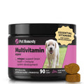 10-in-1 Dog Multivitamin Supplement with Glucosamine & Probiotics - Hip & Joint Support, Digestive Health, Immune Support, Heart & Skin - All-in-One Daily Vitamins & Omega-3s (Peanut Butter, 90 ct)