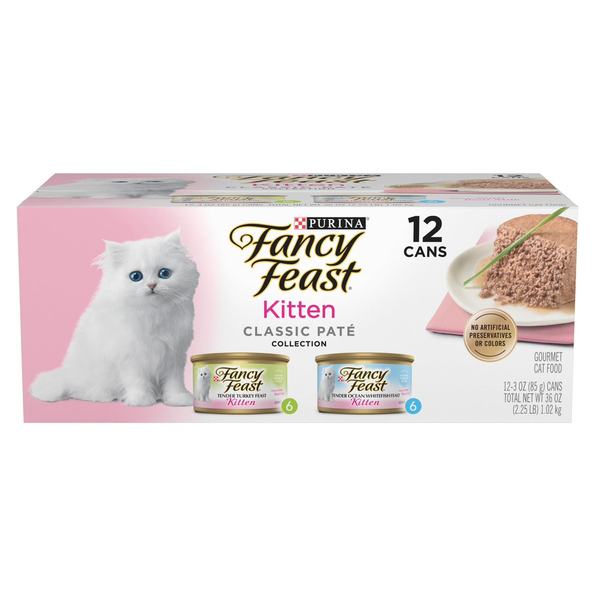 Purina Fancy Feast Gravy Lovers Poultry and Beef Grilled Gourmet Wet Cat Food Variety Pack - (Pack of 30) 3 oz. Cans