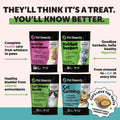 Cat Hairball Remedy Treats - Dual Texture Crunchy Creamy Hairball Treatment for Cats, Furball Relief Control Supplement with Fiber, Fish Oil for Indoor Cats Skin Coat Digestion (30-Day Supply)