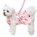 ABRRLO Cute Dog Dress Small Dog Clothes for Girls Female Puppy Outfits Red Strawberry Pet Summer Clothes Bowknot Doggy Cat Princess Dresses Harness for Holiday Birthday Party Costume Clothing (Red,S)
