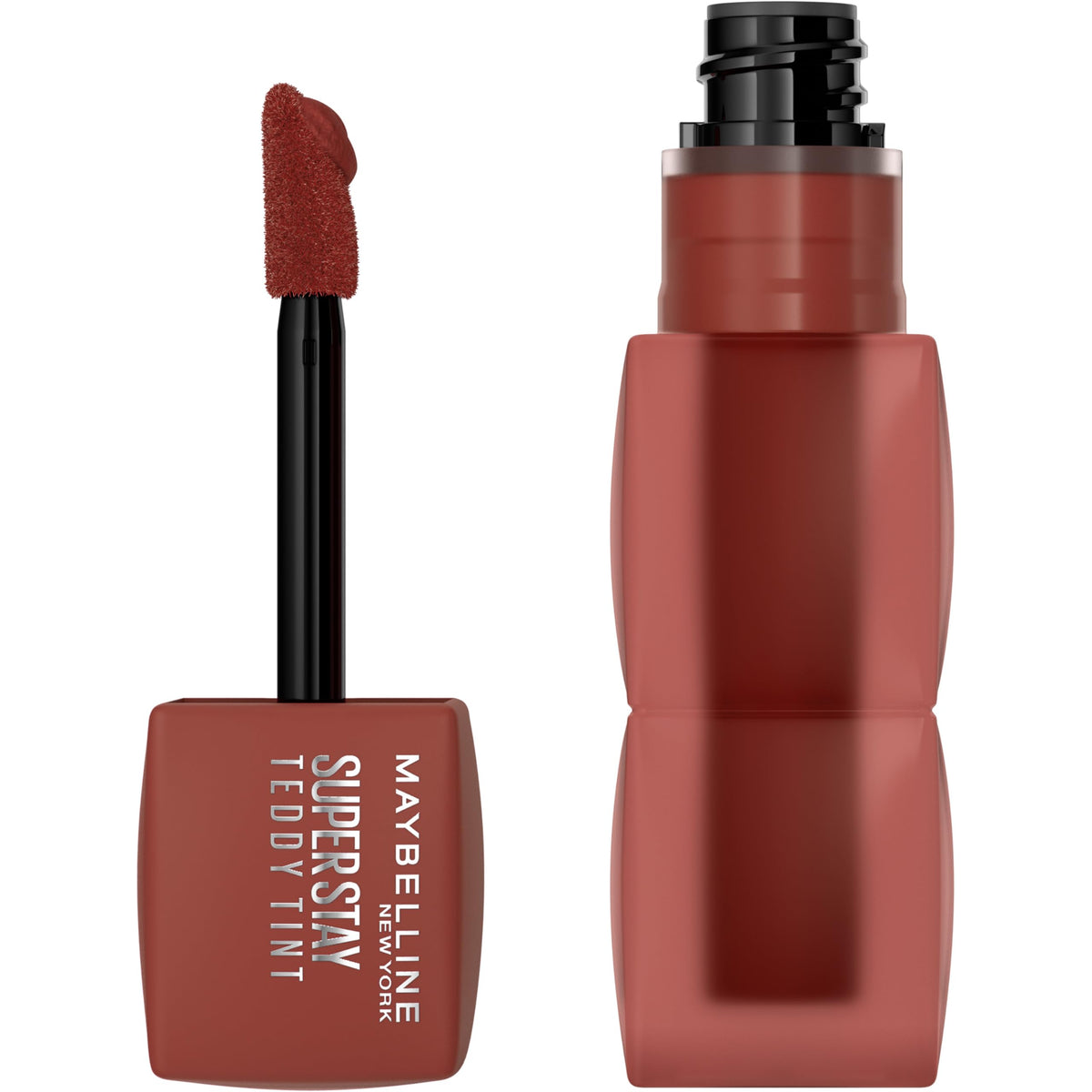 MAYBELLINE Super Stay Teddy Lip Tint, Long Lasting Matte Lipstick For Up To 12HR Wear, Wild At Heart, 1 Count