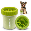 Dexas MudBuster Medium Dog Paw Cleaner, Fuchsia, Fits 1.5"-2.5" Wide Paws, Gentle Silicone Bristles for Quick, Easy Cleaning