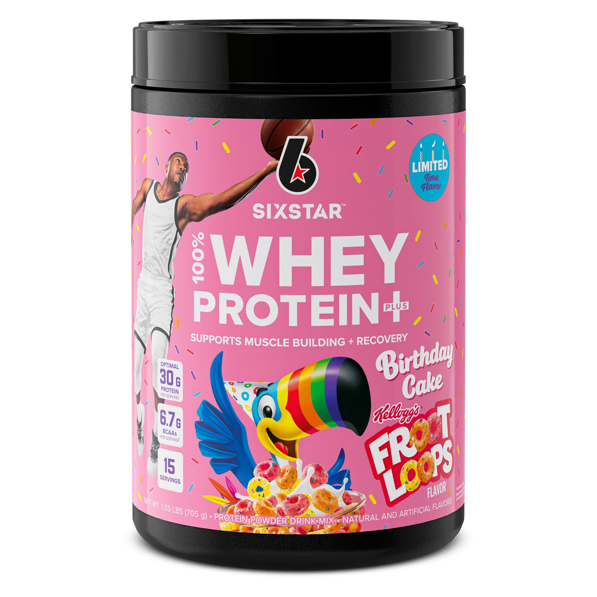 Six Star Whey Protein Powder Plus - Muscle Building & Recovery Formula with Whey Isolate Powder, BCAAs, 30g Protein, Immune Support - Post-Workout Supplement - Vanilla Cream, 1.8 lbs