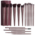 BS-MALL Makeup Brush Set 18 Pcs Professional Foundation Powder Concealers Eyeshadow Blush Synthetic Makeup Brushes with Labeled instruction Black Case Upgraded Version