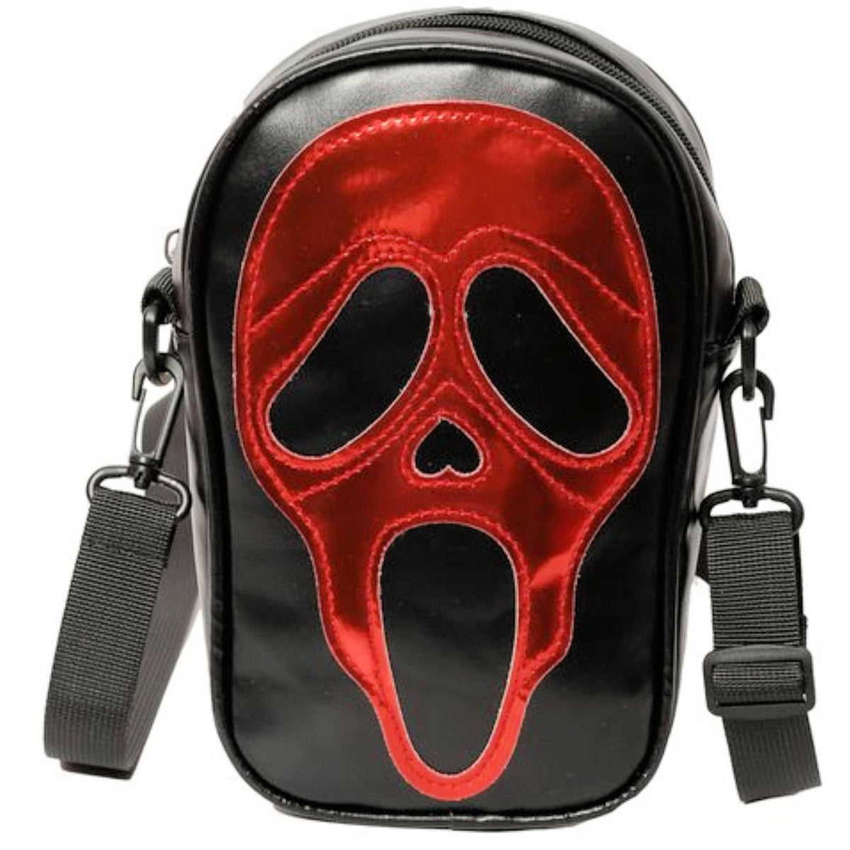 Tapp Collections Scream Ghost Face PU Crossbody Goth Sling Bag for Men And Women