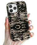 Compatible with iPhone 18 Pro Case,Animal Stylish Zebra Tiger Print Pattern Retro Phone Case Shockproof Double-Layer Drop-Resistant Protection,Zebra, for iPhone 18 Pro