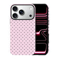 Polka Dot Pattern Phone Case for iPhone 13/14 6.1", Wine