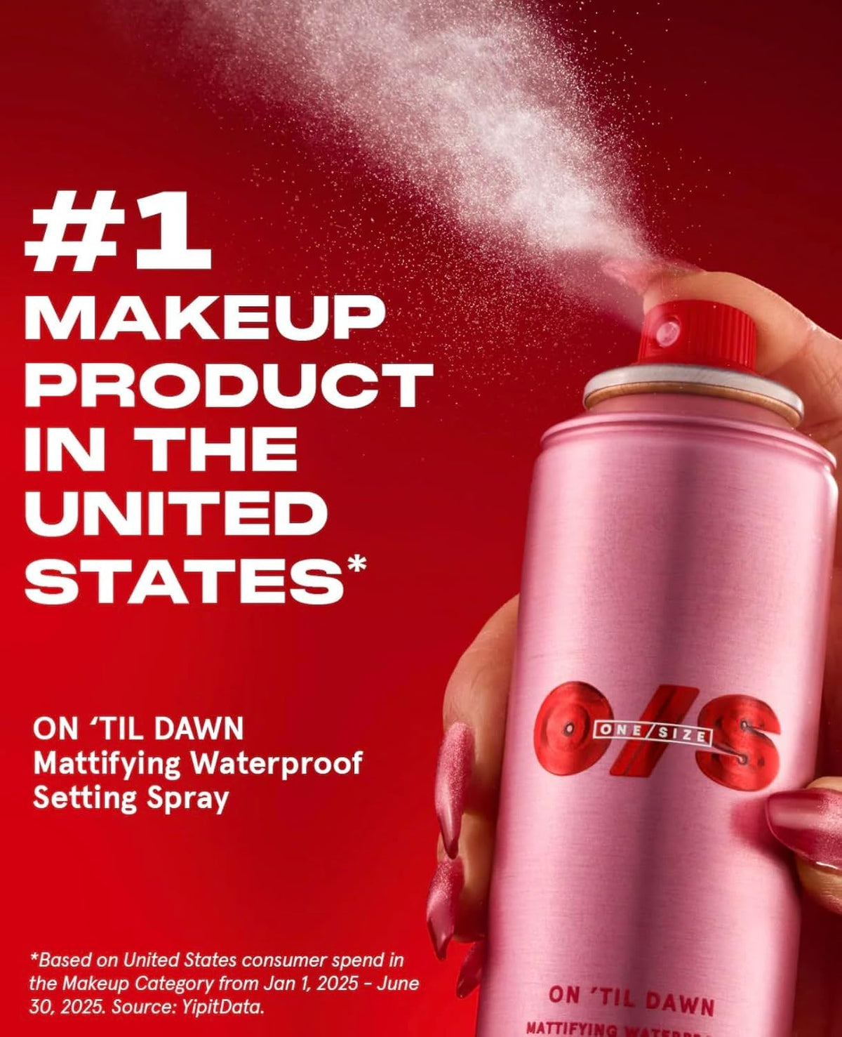 One Size On 'Til Dawn Mattifying Waterproof Setting Spray 3.4 oz / 143 mL