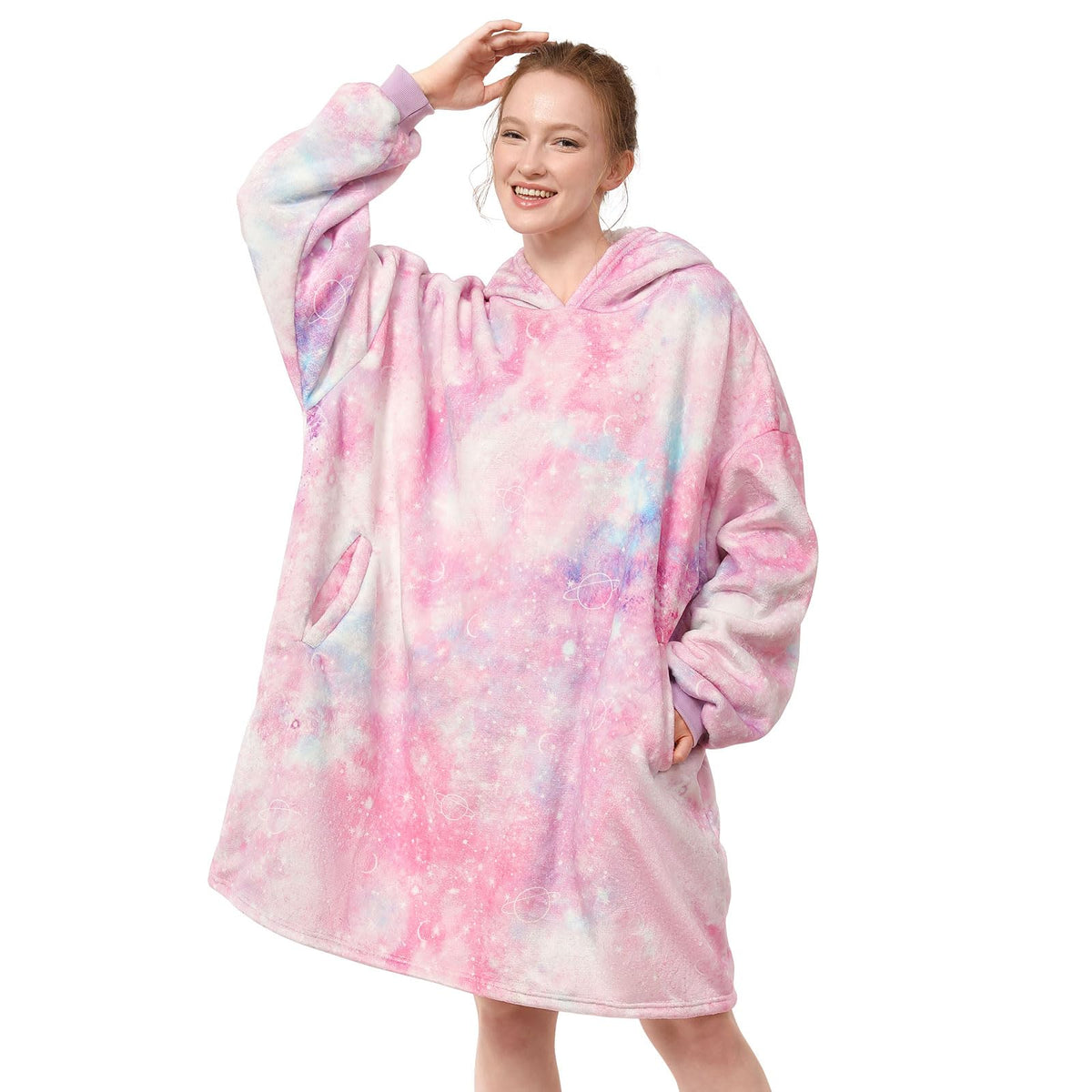LetsFunny Blanket Hoodie,Oversized Wearable Sweatshirt,Gifts for Women