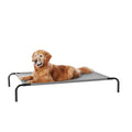 Amazon Basics Cooling Breathable Elevated Dog Bed with Durable Metal Frame for Large Dogs, X-Large, 60 x 37 x 9 Inch, Green, Easy to Clean