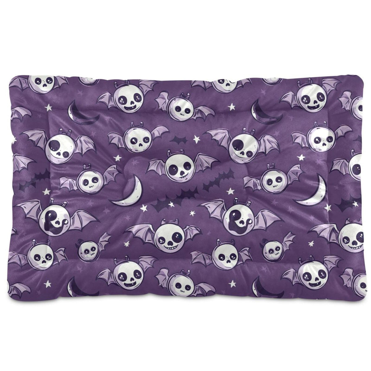 Christmas Patch Pet Bed Pad Soft Dog Bed Mat with Anti-Slip Bottom, Machine Washable Crate Pad Mattress for Dog Sleeping- 24 * 18inches