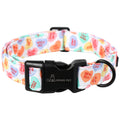 ARING PET Fall Dog Collar-Cotton Maple Leaves Dog Collar for Small Dogs, Adjustable Lightweight Dog Collars with Quick Release Buckle for Small Medium Large Dogs