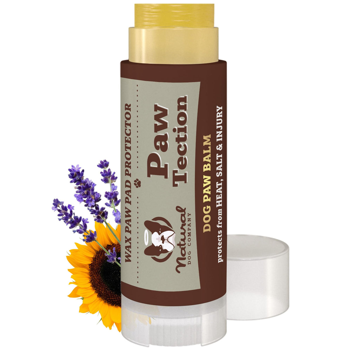 Natural Dog Company Paw Soother Dog Paw Balm, 2 oz Stick | Moisturizes Dry Cracked Paws, Coconut Oil & Calendula, For Walks, Hot Pavement, Beach, Hiking, Daily Paw Care
