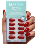 BTArtbox Press On Nails Square - Solid Pink Short Press On Nails with Glue for Women, Opaque Soft Gel Glue On Nails in 16 Sizes - 32 Stick On Nails Kit, Yoga