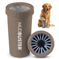 Dexas MudBuster Large Dog Paw Cleaner, Matte Black, Fits 2.5"-3.5" Wide Paws, Gentle Silicone Bristles for Quick, Easy Cleaning