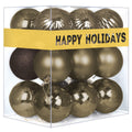 Rose Red 4.0" Large Christmas Balls - Christmas Tree Decoration Ornaments Shatterproof Hanging Balls for Birthday Halloween Holiday Wedding Decorations Set of 4pcs
