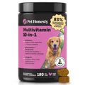 10-in-1 Dog Multivitamin Supplement with Glucosamine & Probiotics - Hip & Joint Support, Digestive Health, Immune Support, Heart & Skin - All-in-One Daily Vitamins & Omega-3s (Peanut Butter, 90 ct)