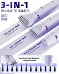 Ufree 3-in-1 Bikini Trimmer Electric Razors for Women, Gifts for Women