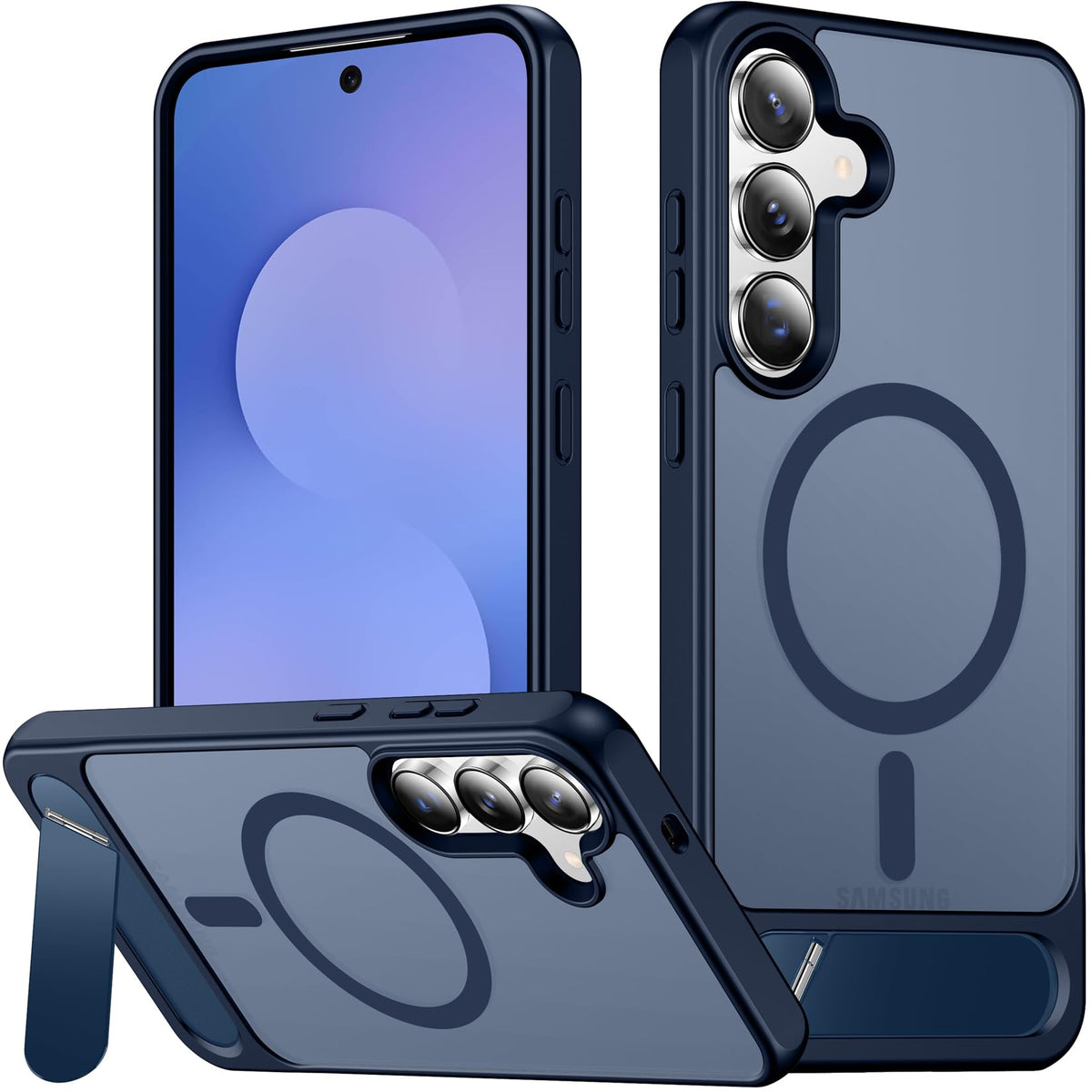 SPIDERCASE for Samsung Galaxy S26 Ultra Case,Built-in Stand,Clear