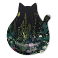Ergonomic Mouse Pad with Wrist Rest, Cute Cat Memory Foam Padded Pain Relief Non-Slip Wrist Support Mouse Mat for Gaming Work Computer Laptop, Funny Office Supplies Desk Accessory, Jet Black