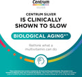 Centrum Minis Silver Multivitamin for Men 50 Plus, Multivitamin/Multimineral Supplement, Vitamin D3, B-Vitamins and Zinc, Non-GMO Ingredients, Supports Memory and Cognition in Older Adults - 280 Ct