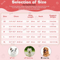 Cat Dress Dog Costumes Dresses + 2Pcs Adjustable Collars(7.5"-12.5"), XS