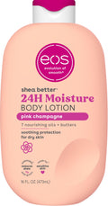 eos Shea Better Body Lotion Vanilla Cashmere, 24-Hour Moisture Skin Care, Lightweight & Non-Greasy, Natural Shea, Vegan, Vanilla Body Lotion, 16 fl oz
