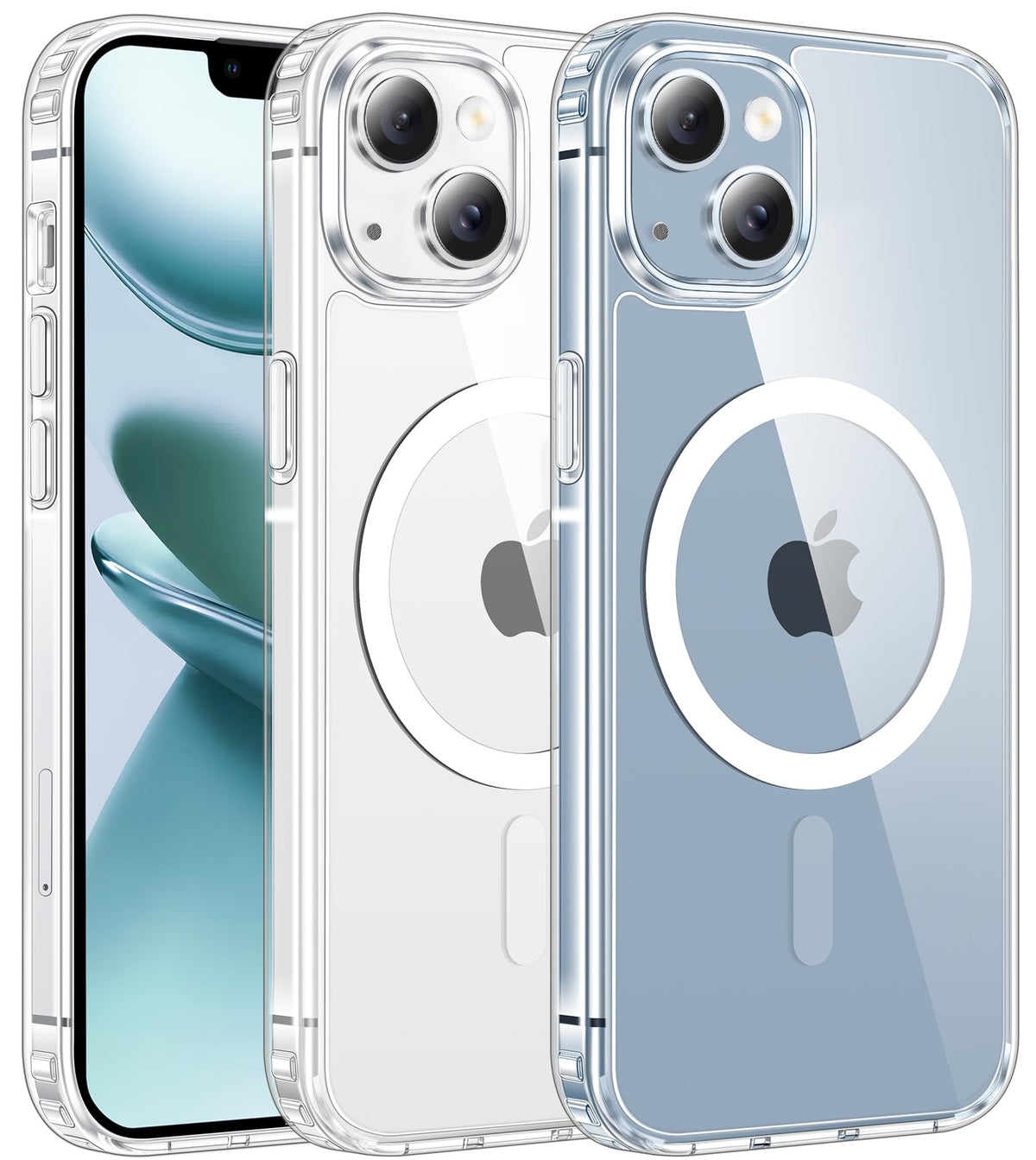 FNTCASE for iPhone 18 Pro Max Case / 17 Pro Max Clear Case Fit for Magsafe