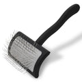 Chris Christensen Baby G Dog Slicker Brush for Dogs (Goldendoodles, Labradoodles, Poodles), Groom Like a Professional, Fluff Detangle Style, Saves Time Energy, Coral, Small