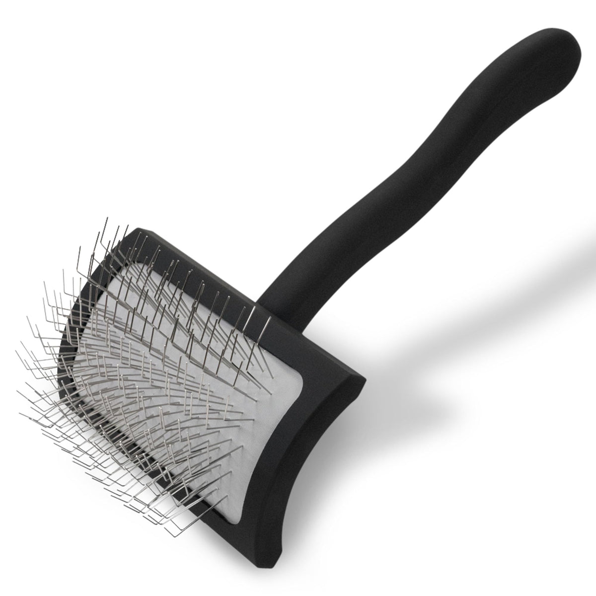 Chris Christensen Baby G Dog Slicker Brush for Dogs (Goldendoodles, Labradoodles, Poodles), Groom Like a Professional, Fluff Detangle Style, Saves Time Energy, Coral, Small