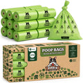 Pogi's Compostable Poop Bags – Leak-Proof, Extra-Large, Made with Plants – 18 Rolls (270 Bags)