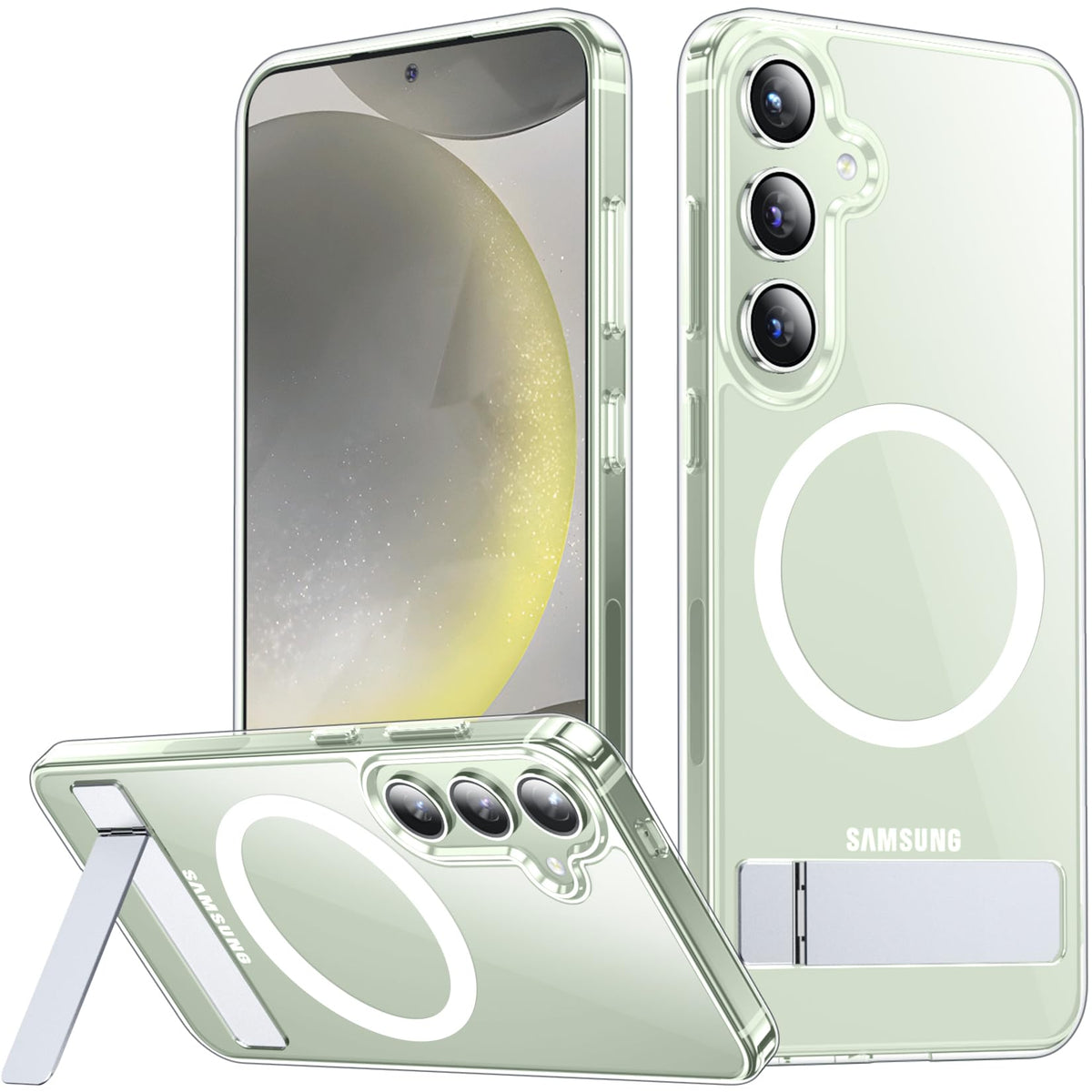 SPIDERCASE for Samsung Galaxy S26 Ultra Case,Built-in Stand,Clear