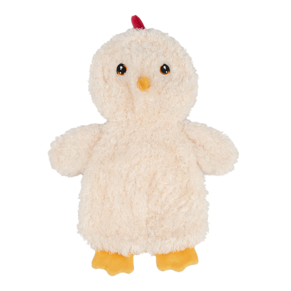 Best Pet Supplies Interactive Squeaky Dog Toy - Crinkle Chicken, Brown | Stuffing Free Body, Soft, Squeaks & Crinkles, No Mess, Perfect for Moderate Chewers, Toss and Fetch Play