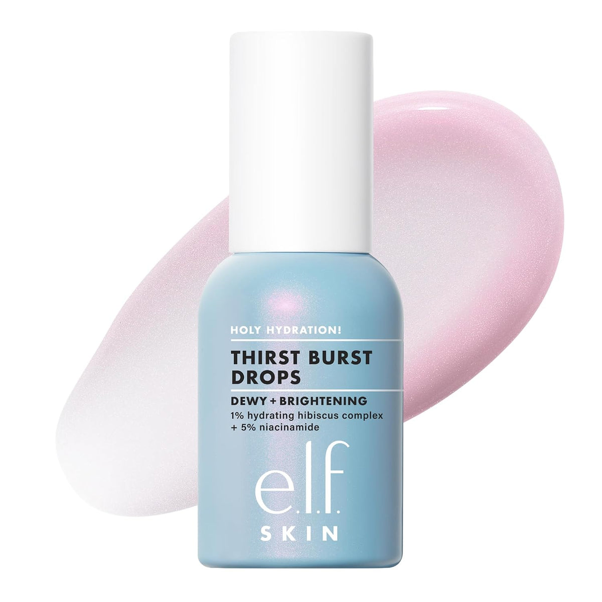 e.l.f. SKIN Thirst Burst Drops, Serum For A Radiant Complexion Instantly & Over Time, Made With Hyaluronic Acid, Vegan & Cruelty-Free