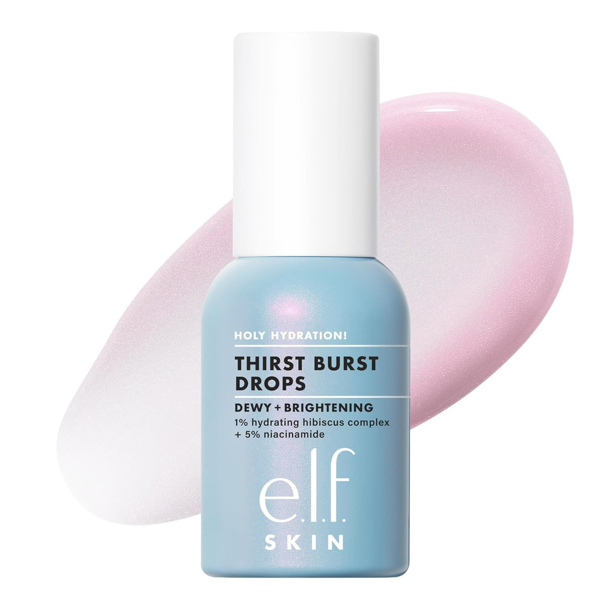 e.l.f. SKIN Thirst Burst Drops, Serum For A Radiant Complexion Instantly & Over Time, Made With Hyaluronic Acid, Vegan & Cruelty-Free