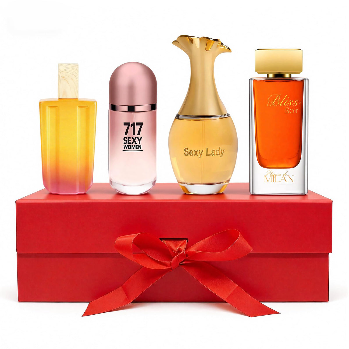 AFLUXE Women’s Perfume Set 4PCS, Long Lasting Eau De Fragrance